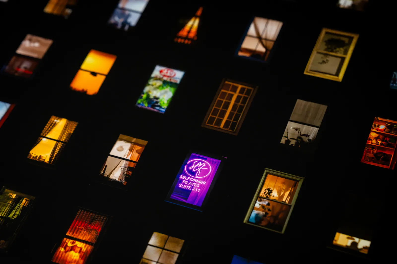 WINDOWS // NYC art print photographed in the studio