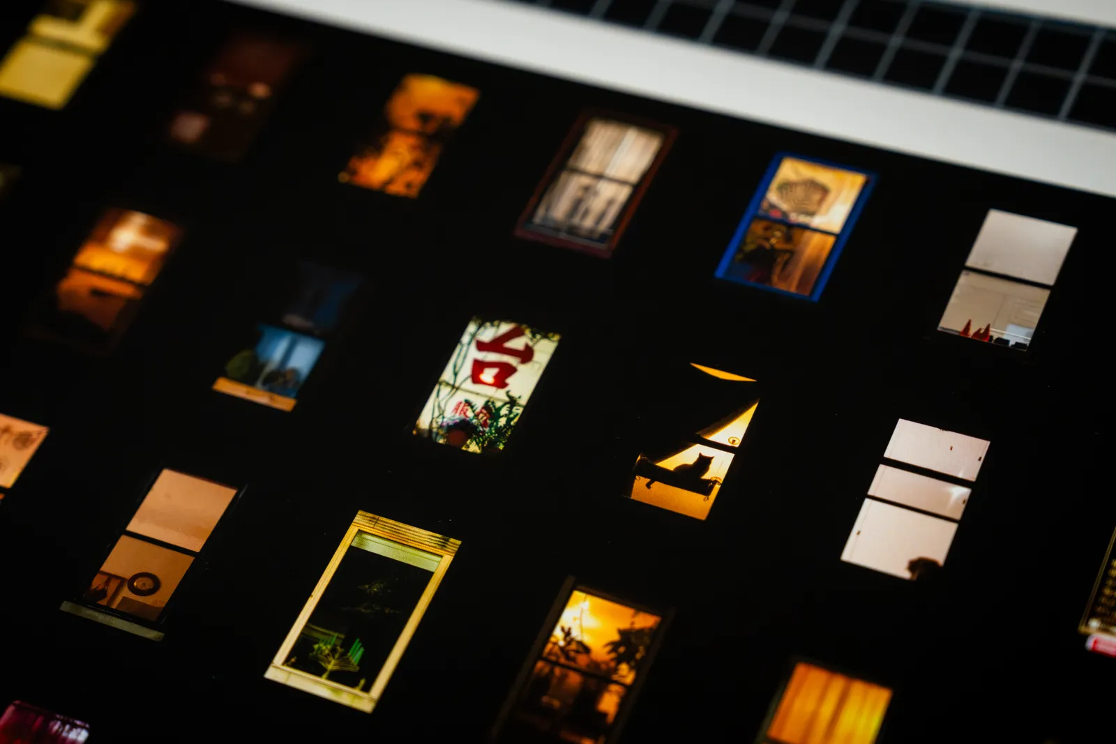 WINDOWS // NYC art print photographed in the studio