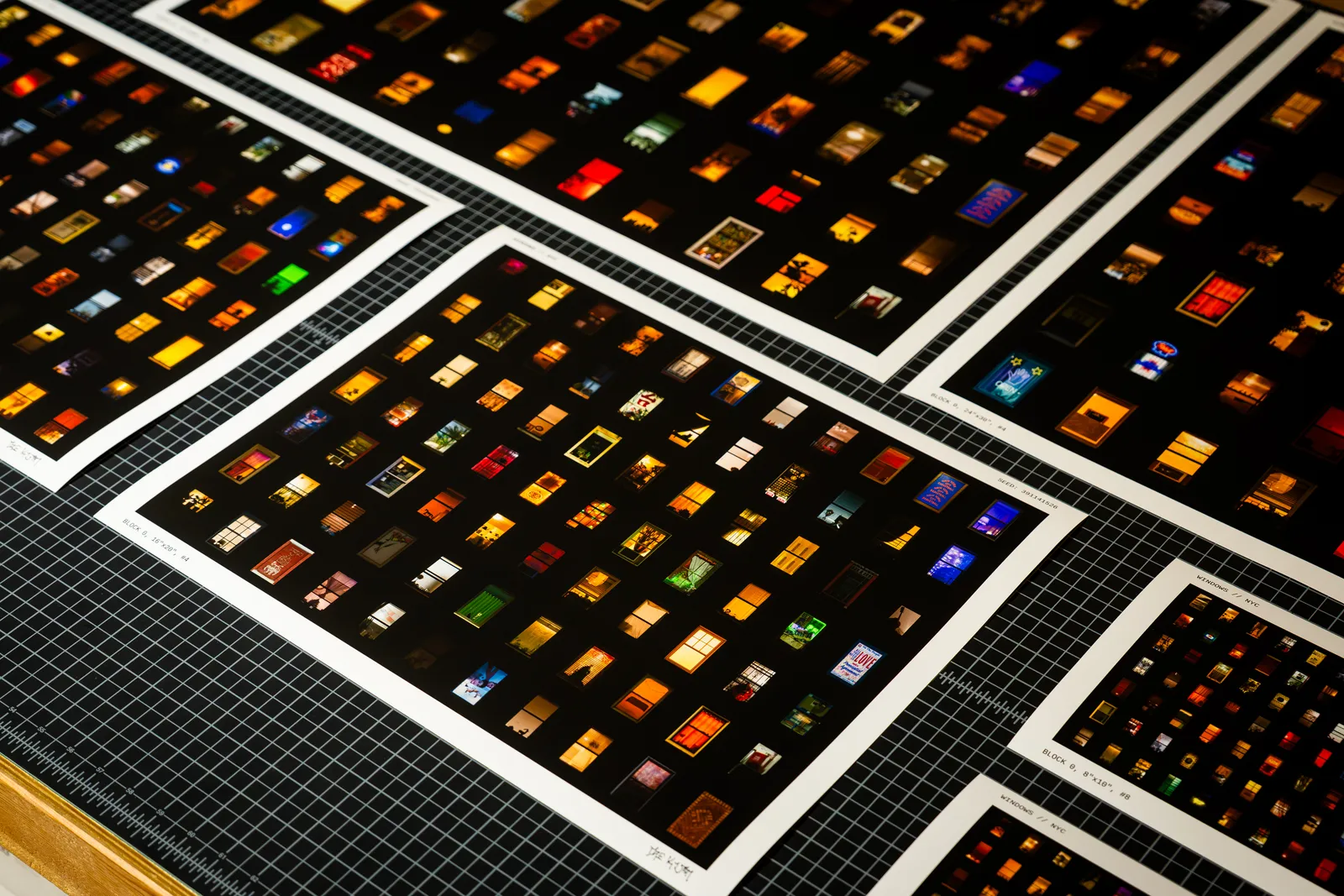 WINDOWS // NYC art print photographed in the studio